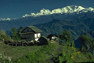 Annapurna from a distance